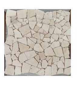 Crazy Pave Mosaic Light Travertine