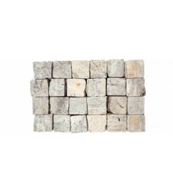 Silver Travertine Cubes